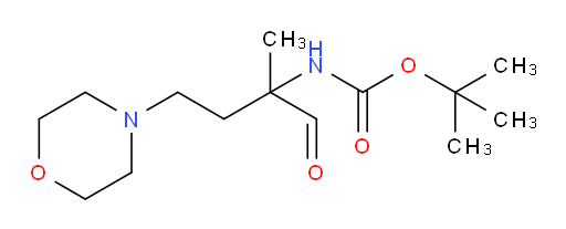 tert-butyl N-[2-methyl-4-(morpholin-4-yl)-1-oxobutan-2-yl]carbamate