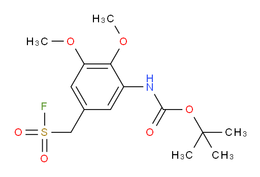 tert-butyl N-{5-[(fluorosulfonyl)methyl]-2,3-dimethoxyphenyl}carbamate