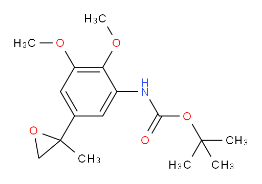 tert-butyl N-[2,3-dimethoxy-5-(2-methyloxiran-2-yl)phenyl]carbamate