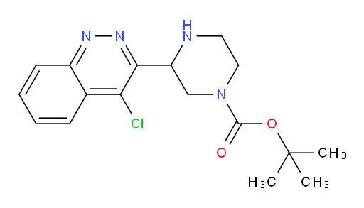 tert-butyl 3-(4-chlorocinnolin-3-yl)piperazine-1-carboxylate