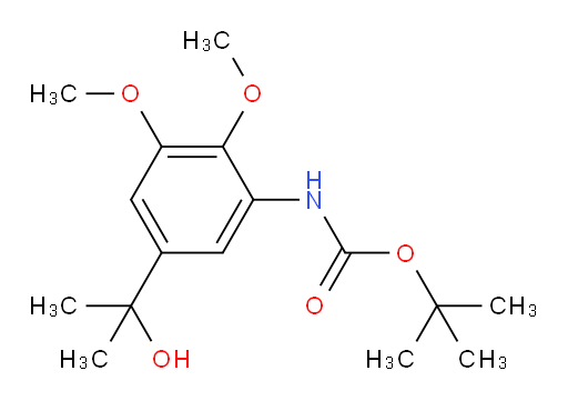 tert-butyl N-[5-(2-hydroxypropan-2-yl)-2,3-dimethoxyphenyl]carbamate