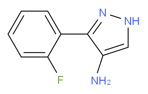 3-(2-fluorophenyl)-1H-pyrazol-4-amine