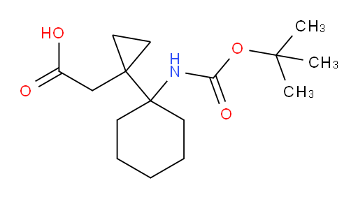 2-[1-(1-{[(tert-butoxy)carbonyl]amino}cyclohexyl)cyclopropyl]acetic acid