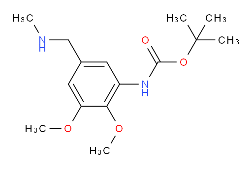 tert-butyl N-{2,3-dimethoxy-5-[(methylamino)methyl]phenyl}carbamate