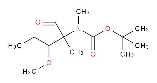 tert-butyl N-(3-methoxy-2-methyl-1-oxopentan-2-yl)-N-methylcarbamate
