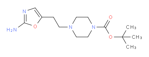 tert-butyl 4-[2-(2-amino-1,3-oxazol-5-yl)ethyl]piperazine-1-carboxylate