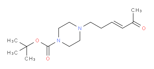 tert-butyl 4-(5-oxohex-3-en-1-yl)piperazine-1-carboxylate