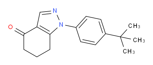 1-(4-tert-butylphenyl)-4,5,6,7-tetrahydro-1H-indazol-4-one