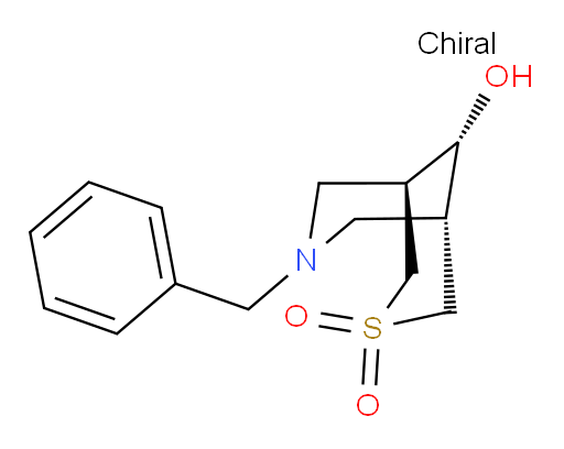 (1R,5S,9s)-7-benzyl-9-hydroxy-3lambda6-thia-7-azabicyclo[3.3.1]nonane-3,3-dione