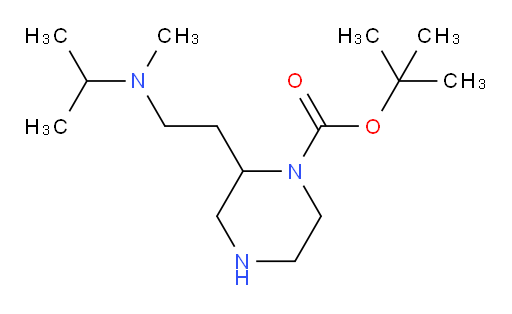 tert-butyl 2-{2-[methyl(propan-2-yl)amino]ethyl}piperazine-1-carboxylate