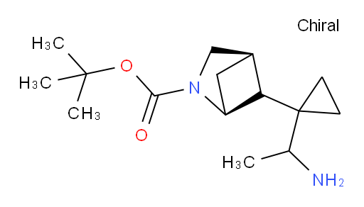 tert-butyl (1S,4R)-5-[1-(1-aminoethyl)cyclopropyl]-2-azabicyclo[2.1.1]hexane-2-carboxylate