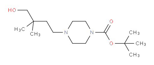 tert-butyl 4-(4-hydroxy-3,3-dimethylbutyl)piperazine-1-carboxylate