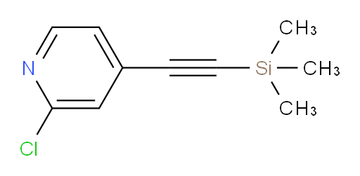 2-chloro-4-[2-(trimethylsilyl)ethynyl]pyridine
