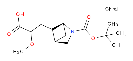 3-[(1S,4R)-2-[(tert-butoxy)carbonyl]-2-azabicyclo[2.1.1]hexan-5-yl]-2-methoxypropanoic acid