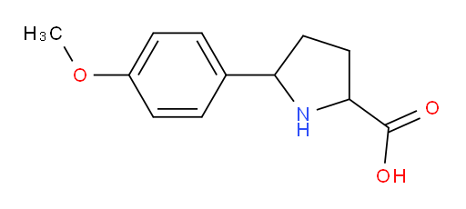 5-(4-methoxyphenyl)pyrrolidine-2-carboxylic acid
