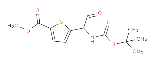 methyl 5-(1-{[(tert-butoxy)carbonyl]amino}-2-oxoethyl)thiophene-2-carboxylate