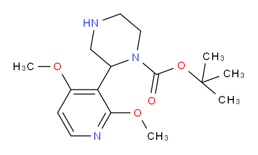 tert-butyl 2-(2,4-dimethoxypyridin-3-yl)piperazine-1-carboxylate