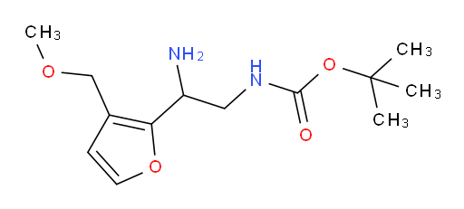 tert-butyl N-{2-amino-2-[3-(methoxymethyl)furan-2-yl]ethyl}carbamate
