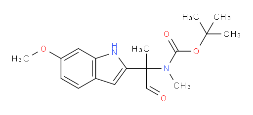 tert-butyl N-[2-(6-methoxy-1H-indol-2-yl)-1-oxopropan-2-yl]-N-methylcarbamate