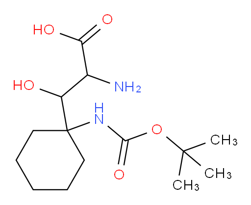 2-amino-3-(1-{[(tert-butoxy)carbonyl]amino}cyclohexyl)-3-hydroxypropanoic acid