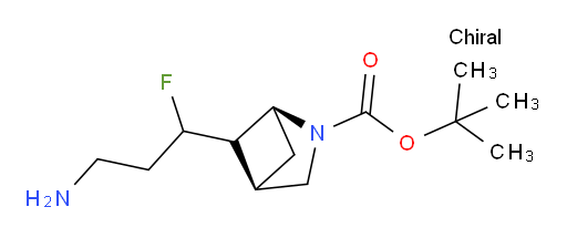 tert-butyl (1S,4R)-5-(3-amino-1-fluoropropyl)-2-azabicyclo[2.1.1]hexane-2-carboxylate