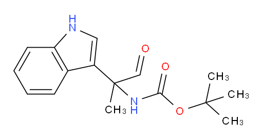 tert-butyl N-[2-(1H-indol-3-yl)-1-oxopropan-2-yl]carbamate