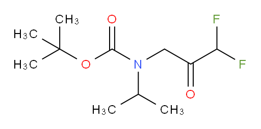 tert-butyl N-(3,3-difluoro-2-oxopropyl)-N-(propan-2-yl)carbamate