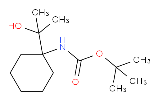 tert-butyl N-[1-(2-hydroxypropan-2-yl)cyclohexyl]carbamate