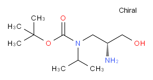 tert-butyl N-[(2R)-2-amino-3-hydroxypropyl]-N-(propan-2-yl)carbamate