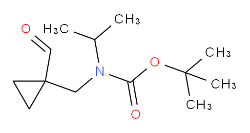 tert-butyl N-[(1-formylcyclopropyl)methyl]-N-(propan-2-yl)carbamate
