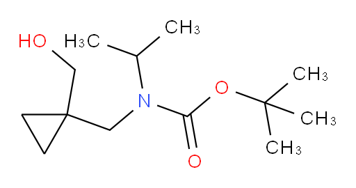 tert-butyl N-{[1-(hydroxymethyl)cyclopropyl]methyl}-N-(propan-2-yl)carbamate
