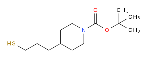 tert-butyl 4-(3-sulfanylpropyl)piperidine-1-carboxylate