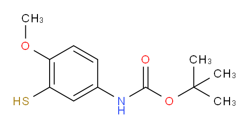tert-butyl N-(4-methoxy-3-sulfanylphenyl)carbamate