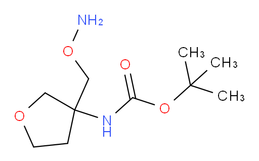 tert-butyl N-{3-[(aminooxy)methyl]oxolan-3-yl}carbamate