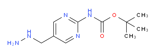 tert-butyl N-[5-(hydrazinylmethyl)pyrimidin-2-yl]carbamate