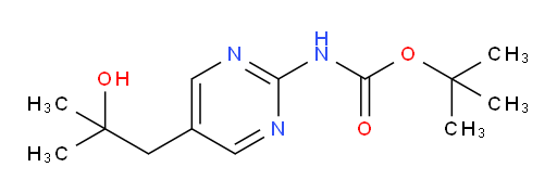tert-butyl N-[5-(2-hydroxy-2-methylpropyl)pyrimidin-2-yl]carbamate