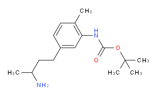 tert-butyl N-[5-(3-aminobutyl)-2-methylphenyl]carbamate