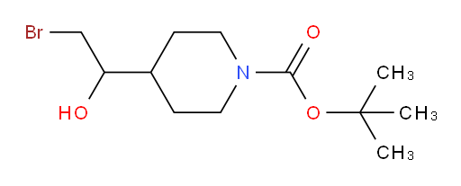 tert-butyl 4-(2-bromo-1-hydroxyethyl)piperidine-1-carboxylate