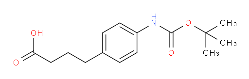 4-(4-{[(tert-butoxy)carbonyl]amino}phenyl)butanoic acid