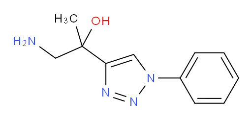 1-amino-2-(1-phenyl-1H-1,2,3-triazol-4-yl)propan-2-ol