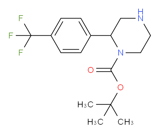 tert-butyl 2-[4-(trifluoromethyl)phenyl]piperazine-1-carboxylate