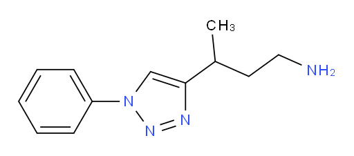 3-(1-phenyl-1H-1,2,3-triazol-4-yl)butan-1-amine