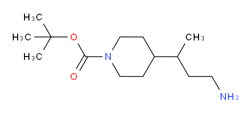 tert-butyl 4-(4-aminobutan-2-yl)piperidine-1-carboxylate