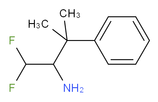 1,1-difluoro-3-methyl-3-phenylbutan-2-amine