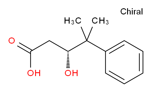 (3R)-3-hydroxy-4-methyl-4-phenylpentanoic acid