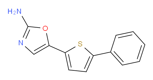 5-(5-phenylthiophen-2-yl)-1,3-oxazol-2-amine