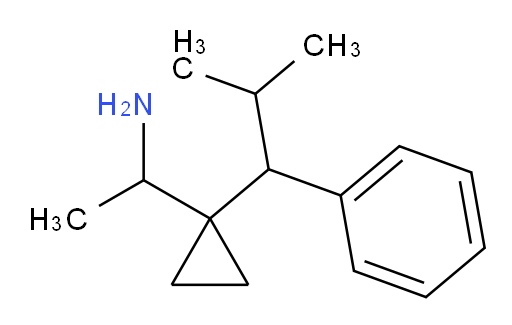 1-[1-(2-methyl-1-phenylpropyl)cyclopropyl]ethan-1-amine