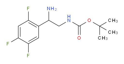 tert-butyl N-[2-amino-2-(2,4,5-trifluorophenyl)ethyl]carbamate