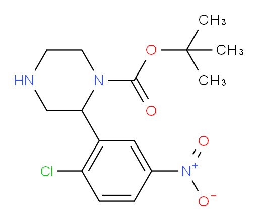 tert-butyl 2-(2-chloro-5-nitrophenyl)piperazine-1-carboxylate