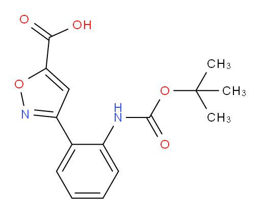 3-(2-{[(tert-butoxy)carbonyl]amino}phenyl)-1,2-oxazole-5-carboxylic acid